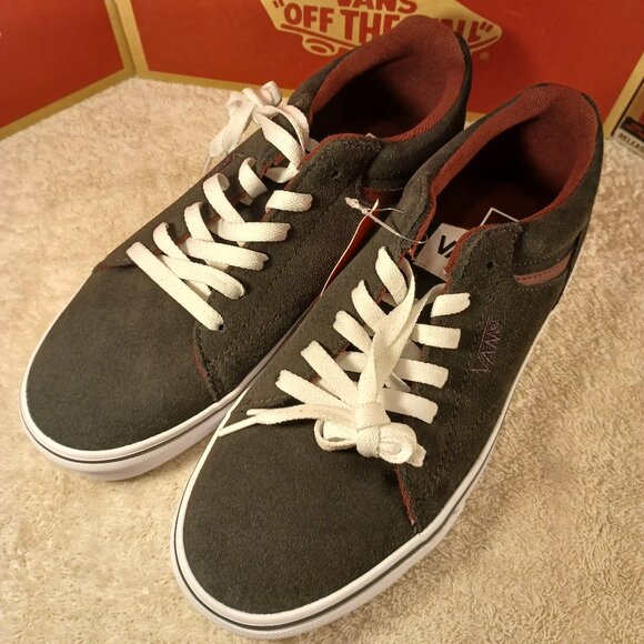 VANS Men's 8/Women's 9.5 Seldan Suede Raven/White VN0A4TZEAJI - Picture 4 of 12